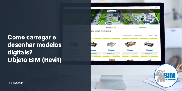 Como carregar e desenhar modelos digitais? Objeto BIM (Revit)