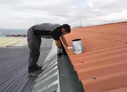 Impermeabilização líquida TEXTOP para coberturas