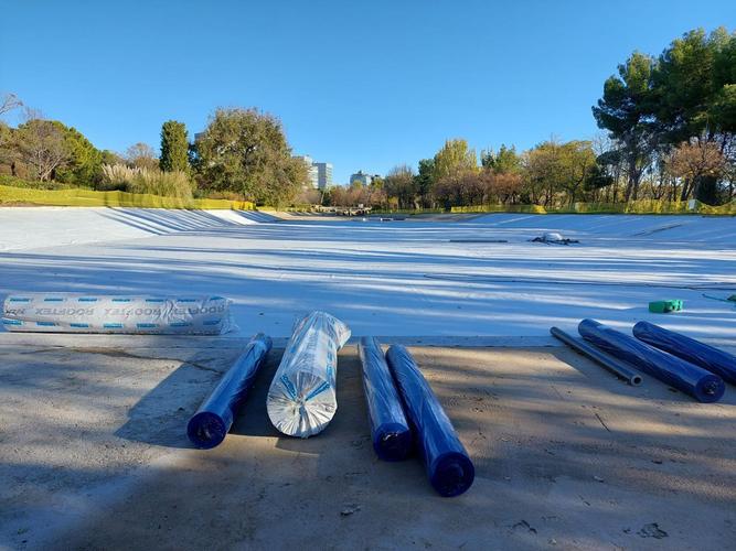 Impermeabilização dos Lagos do Parque Enrique Tierno Galván