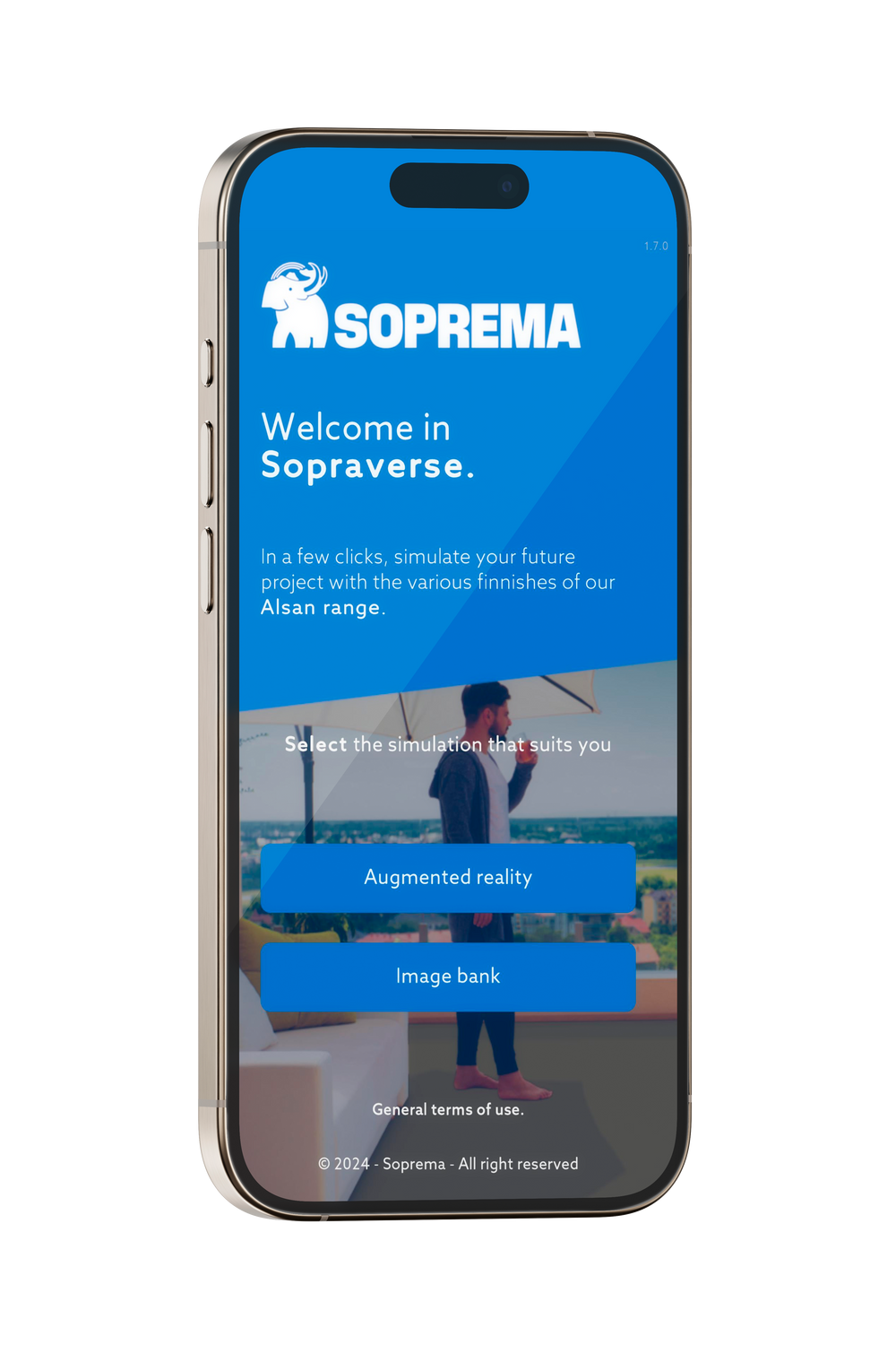 Aplicativo sopraverse de soprema